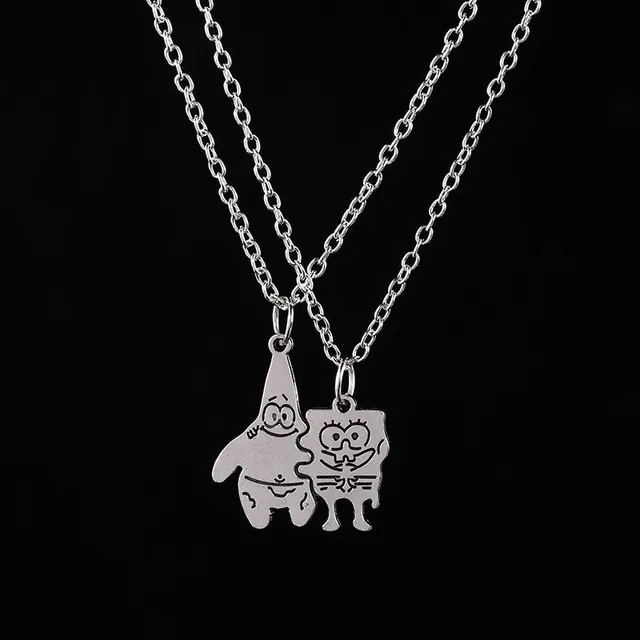 Friendship Necklace - Spongebob and Patrik