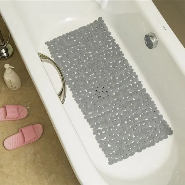 Proslip mat with suction cups for the bathroom