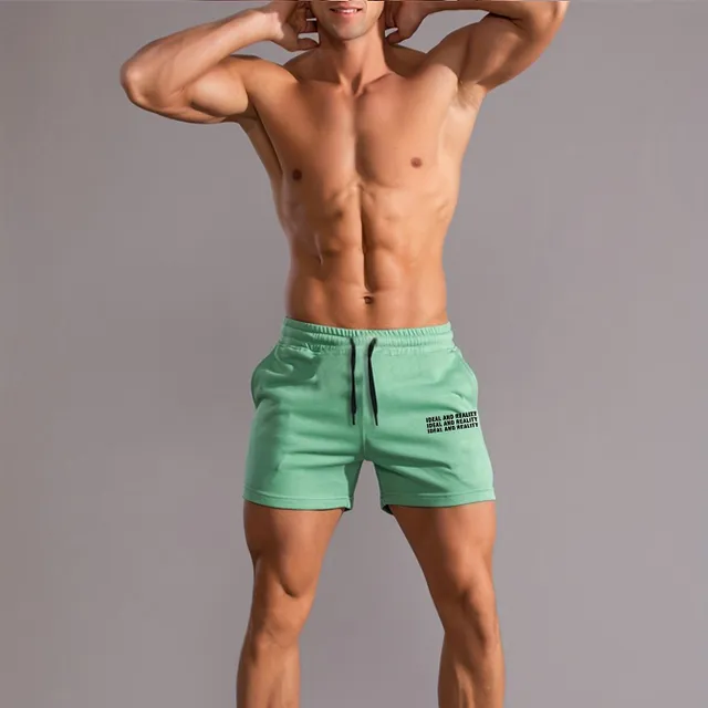 Men's Lazy Sports Shorts with Easy Elastic Pass and String Strings