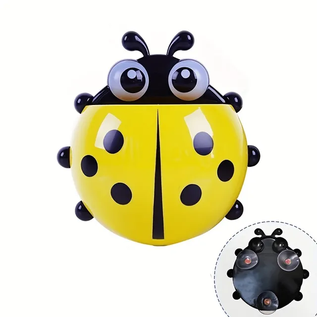 Cute Beetle - Toothbrush holder and wall paste with suction cup