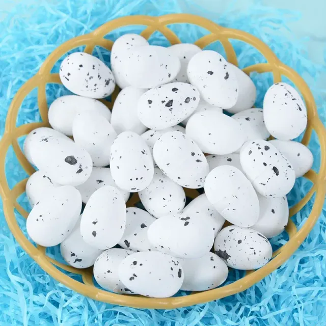 Set de 20/50 de ouă mini colorate din spumă de Paște - set pentru decorare