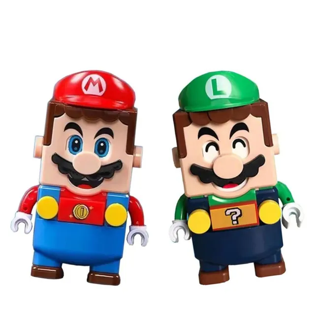 Figurină de construcție trendy în tematica Super Mario