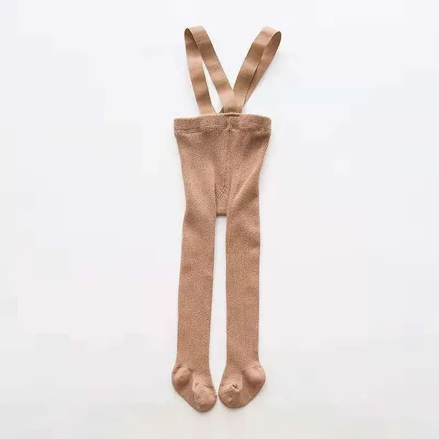 Kids insulated tights with suspenders