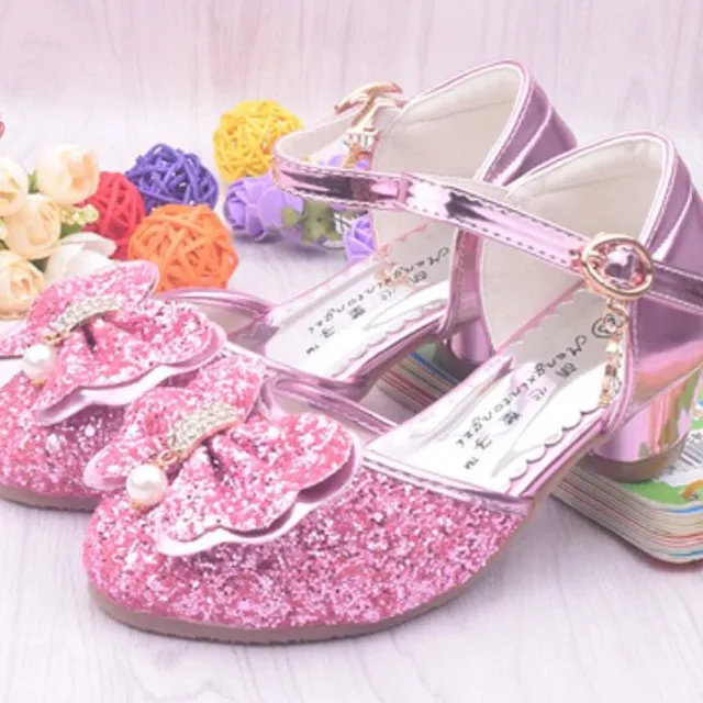 Girls glitter pumps