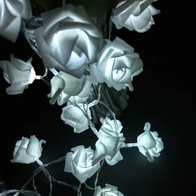 Light LED chain Roses © 1,5 m