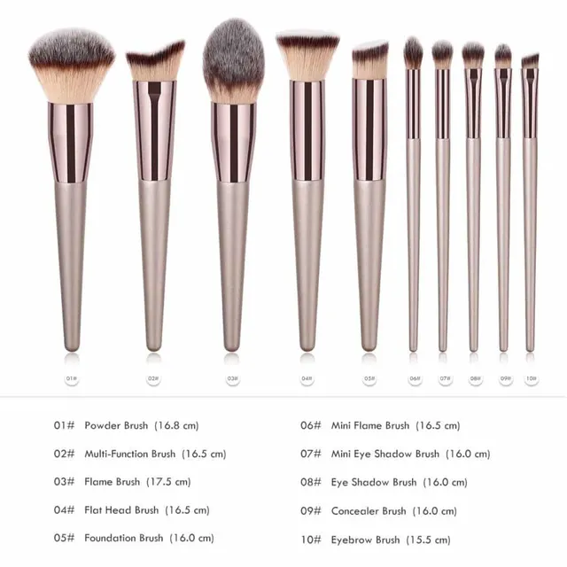 Quality brush makeup