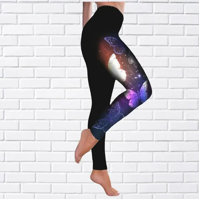 Nowoczesne drukowane legginsy dla kobiet z różnymi motywami