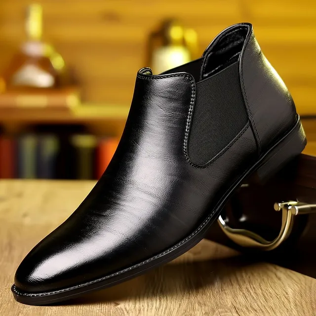 Chaussures de ville pour homme en cuir pleine fleur à enfiler