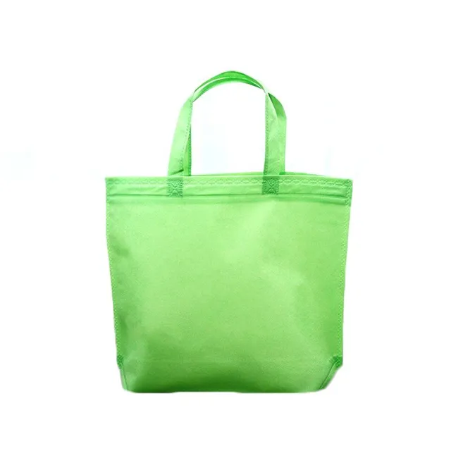 Handy single color shopping bag without printing made of durable material Lew