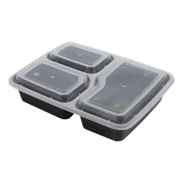 Plastic lunch box 10 pcs