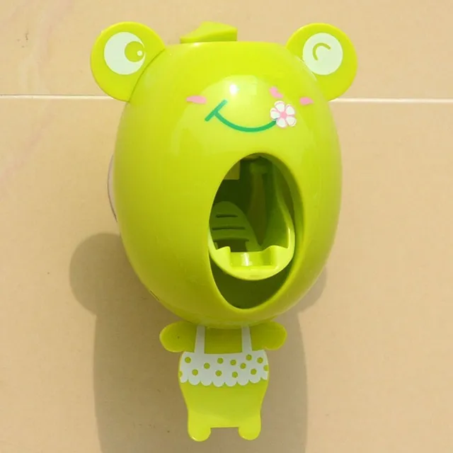 Toothpaste dispenser with theme of animals