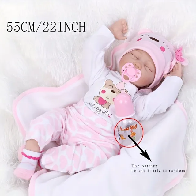 Play with the realistic baby Reborn! Sleeping and soft, like the real one.