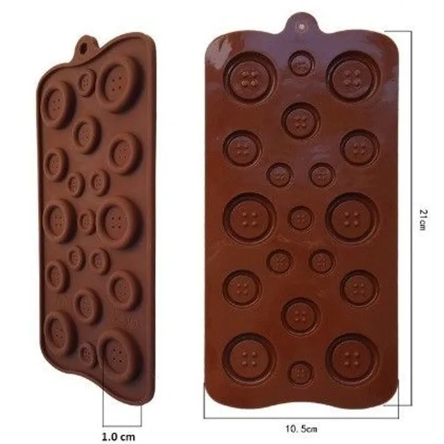 Silicone form - buttons