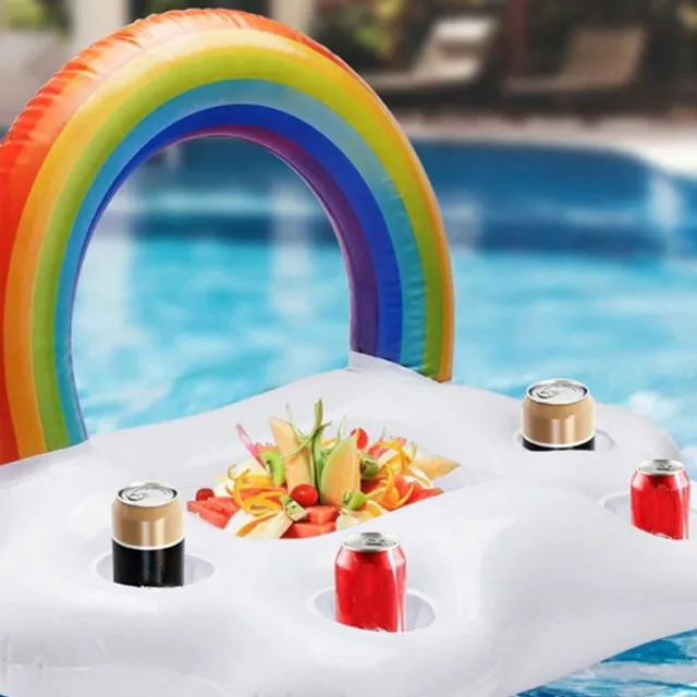 Inflatable mini bar for swimming pool