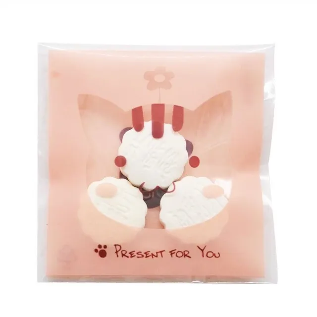 Gift bag for sweets with animal 50 pcs