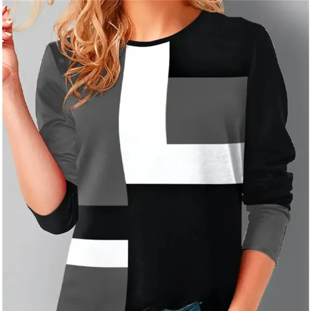 T-shirts with long sleeve for women, Slim Fit