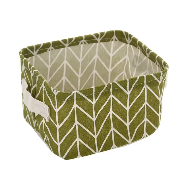 Multiple-use flax storage basket