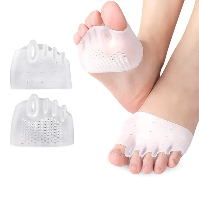 Toe Corrector Ortics Lábápolás Csontlábujj Javítás Puha Pedikűr Zokni Toe Kiegyenesítő Szilikonujj Szeparátor