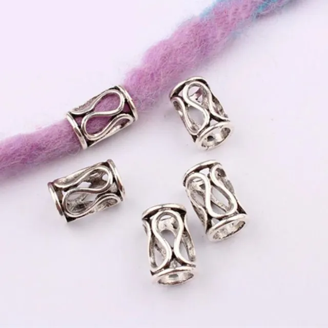 Metal hair rings