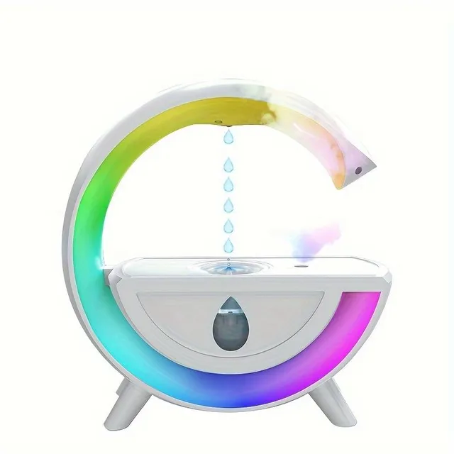 1pcs, Antigravity Humidifier, New Humidifier With Inverter Water Drops, New Humidifier 350 Ml, Colorful and Dazzling For Creating Colorful Atmosphere Sleep, Double Protection Anti-Turnout, Which Effectively Prevents Dry Burning, Fast Humidification, Home 