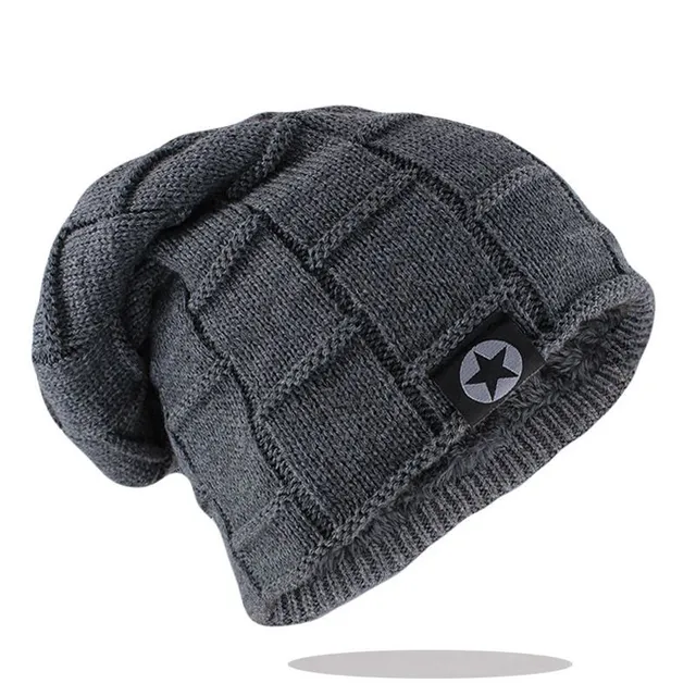 Unisex pletená zimní čepice
