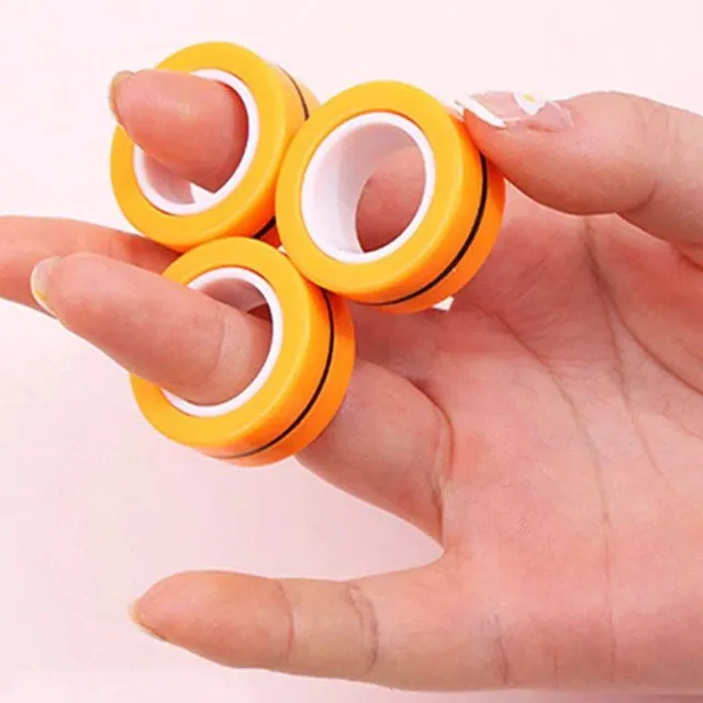 Magnetyczne pierścienie palców - zabawka przeciwstresowa
