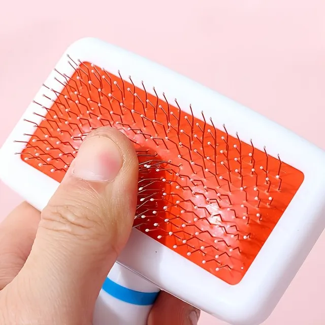 Effective hair remover - brush for dogs and cats (Catched hair and cleaning)