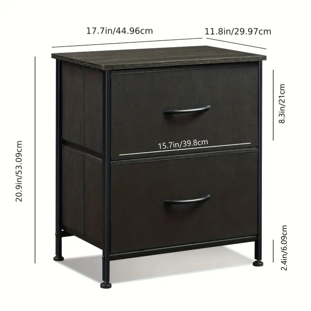 1pc Night Deposit Box With 2-layer Drawer, Large Capacity Storage Stand On Books, Free Standing Night Table, Resistance Storage Clothes, Storage Furniture Pro Houses Do Bedrooms, Bathrooms, Offices, Chambers