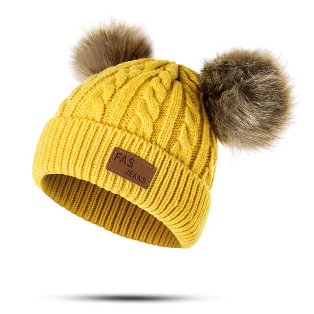 Children's winter hat with ears - 7 colours
