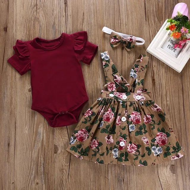 Girl's Stylish Set © Body, Skirt, Headband