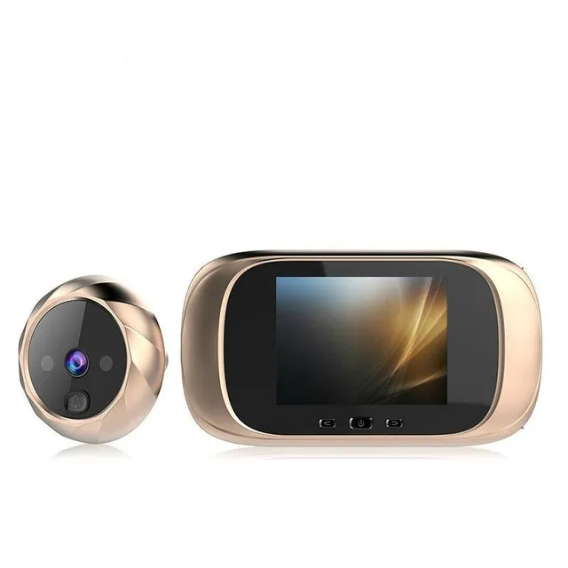 Digitális LCD 2.8 hüvelyk Video ajtócsengő Peephole Néző Ajtó Szemfigyelő kamera 90 fokos ajtócsengő Mozgásérzékelő Szem