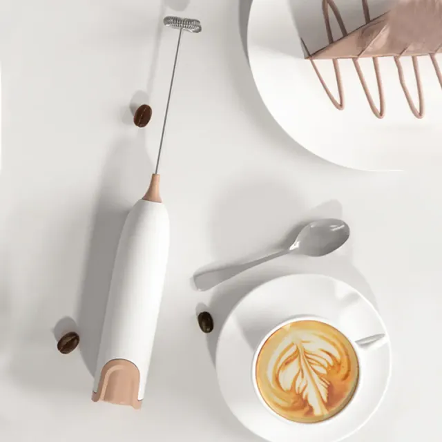 Practical electric milk whipped creamer and beverage mixer for kitchen