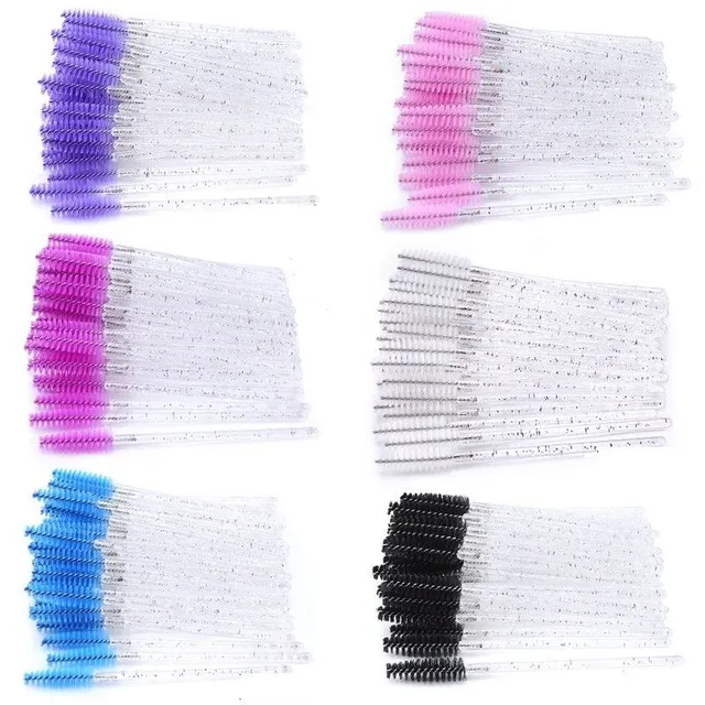 Eyebrow brushes and eyelashes 50 pcs