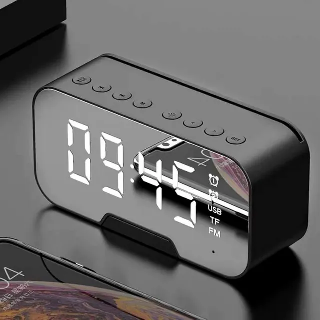 Bluetooth alarm clock with radio and mp3