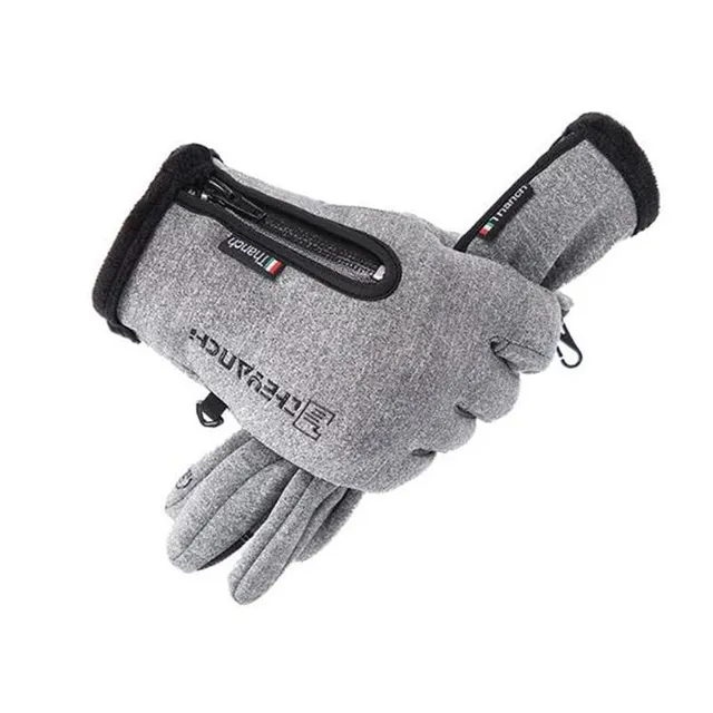 Unisex zateplené rukavice s dotykovými prsty