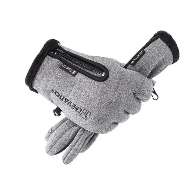 Unisex insulated gloves with touch fingers