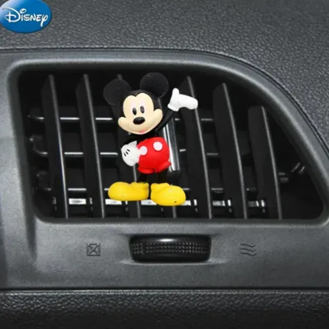 Cute car air freshener made of popular characters from Mickey and Minnie fairy tales