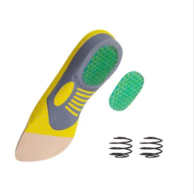Medical shoe inserts with shock absorption function