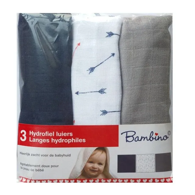 Cotton diapers 3 pcs