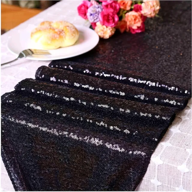 Blanket tablecloth for dazzling tables - Decoration for weddings, birthdays, Christmas and party - Dustproof - Festive decoration for home and table