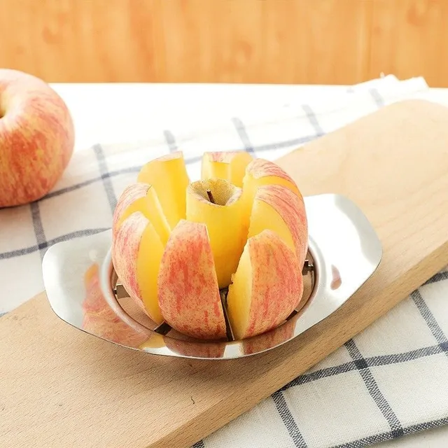 Stainless steel apple cutter