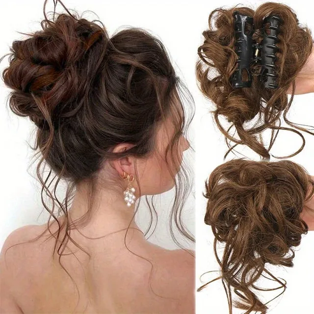 Women's synthetic hair - tousled bun