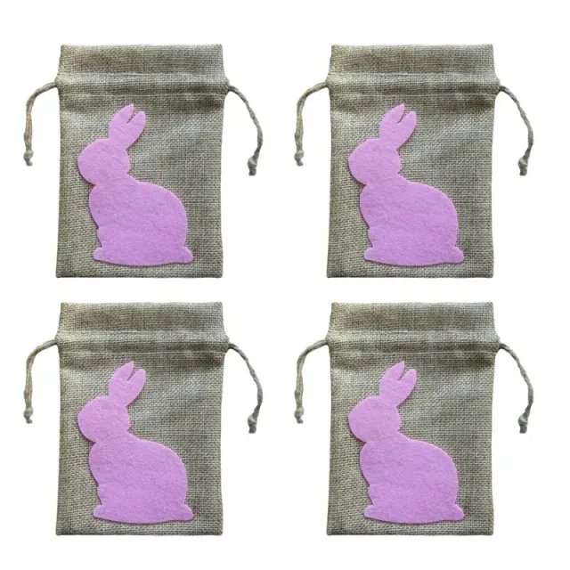 Roztomilé velikonoční dárkové sáčky s králíčkem - skvělý dárek pro děti na Velikonoce