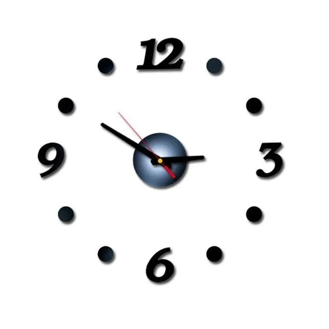 Stylish modern 3D clock 19