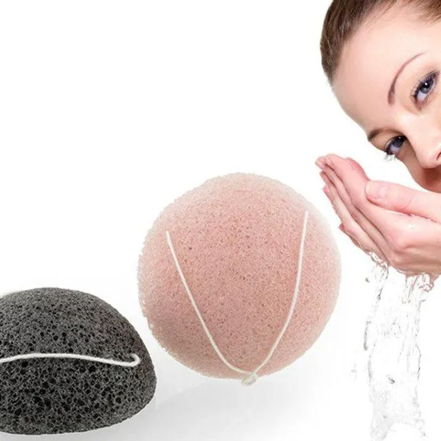 1 piece of konjac sponge for perfect cleansing of the skin