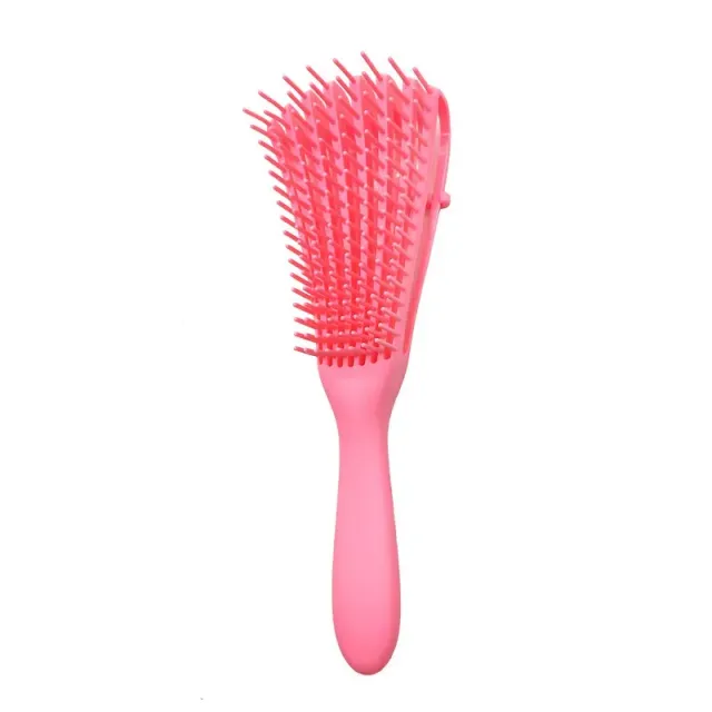 Hairbrush with hair massage head for curly hair