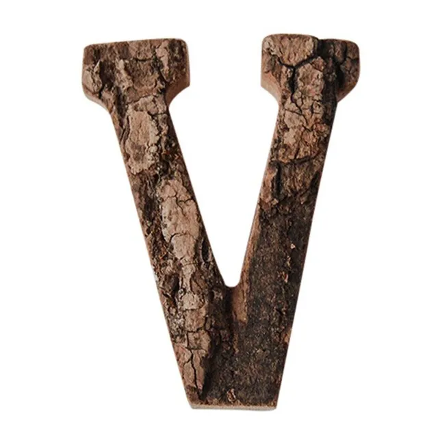 Decorative wooden letter C475