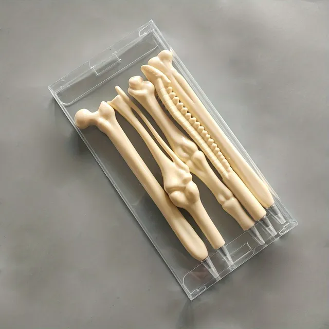 5pcs/set Bone pen with extension tip - fun gift for doctors, nurses and to the office