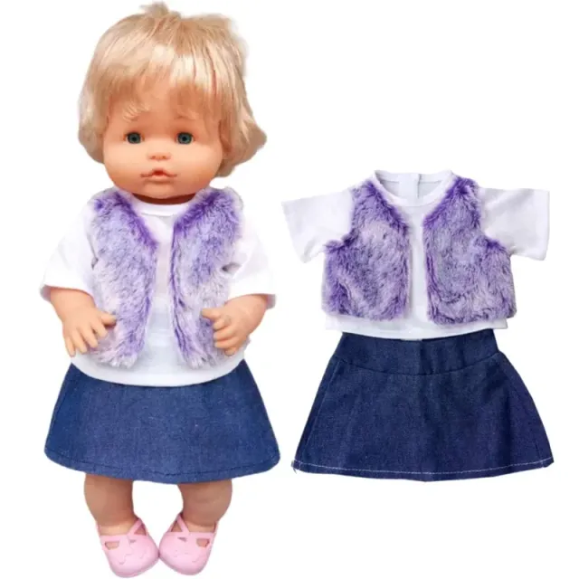 Oblečení na vlasatou dětskou panenku - Overaly a šaty