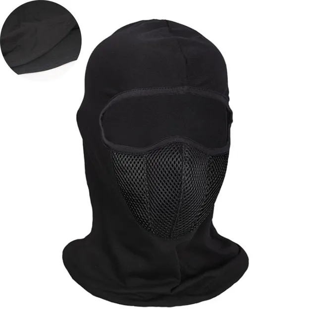 Breathable motorcycle hood in various designs